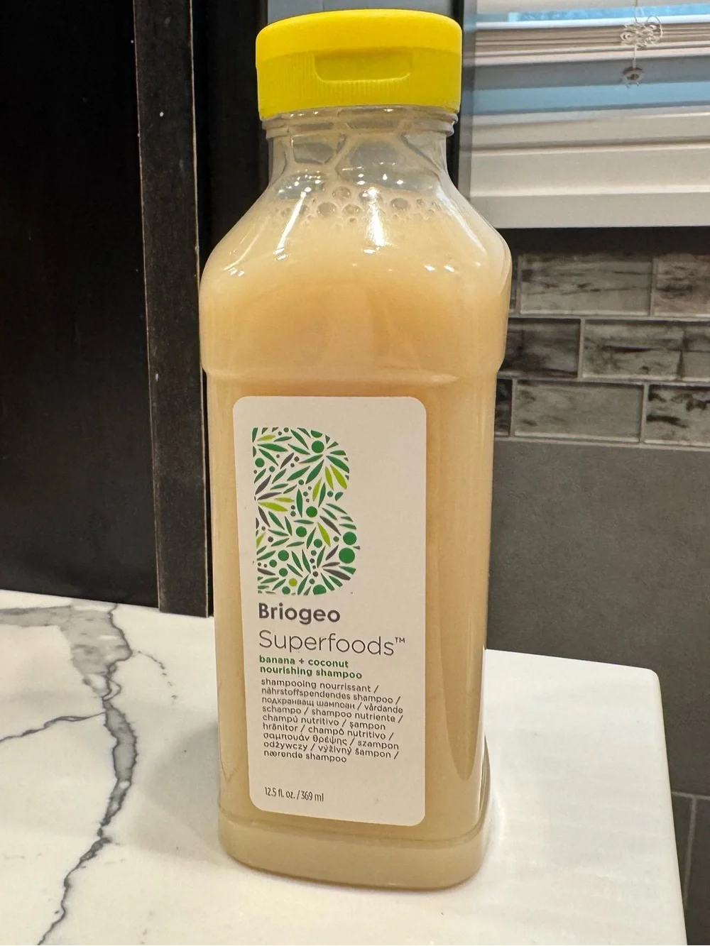 Briogeo Superfoods Banana + Coconut Nourishing Shampoo 12.5 oz | New